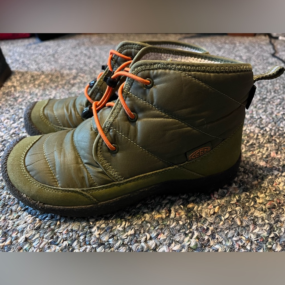 Big Kids' Howser II Waterproof Chukka Size 4/36 Olive green